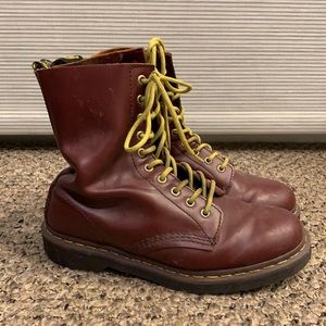 Vintage Original Maroon Dr. Martens